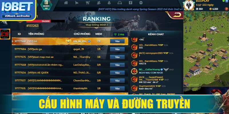 Chơi Đế Chế online mượt nhờ cấu hình ổn định