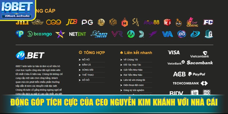 Đóng góp tích cực của Kim Khánh đối với nhà cái